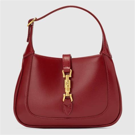 red gucci jackie bag|Gucci jackie 1961 shoulder bag.